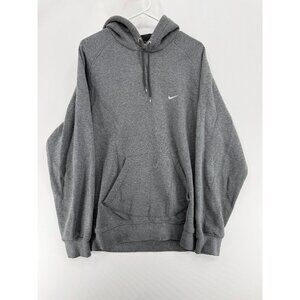 Vtg Nike Silver Tag Swoosh Pullover Hoodie Mens L Sweatshirt Y2K